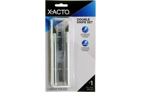 X-Acto Double Knife Set with Assorted Blades (X5262)