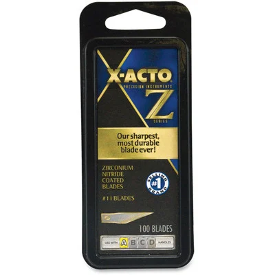 X-Acto Z-Series Knife #11 Fine Point Blades - 100pc (XZ611)