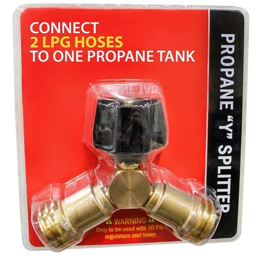 Y Connector for LP Gas Cylinder