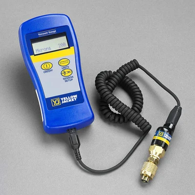 Yellow Jacket Hand-Held Digital Vacuum Gauge with Fabric Carry Pouch (69086)