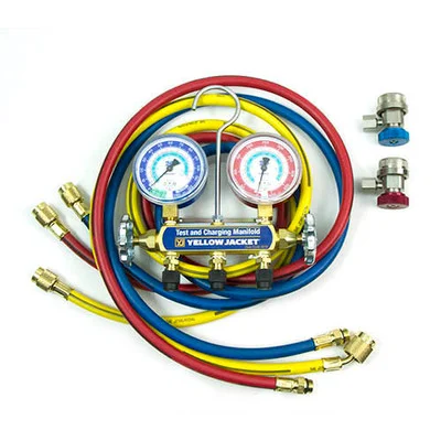 Yellow Jacket R-134A Series 41 Manifold Gauge Set with Couplers (41345)