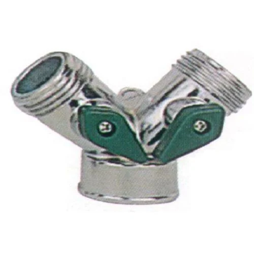 Zinc Plated Y Connector with Cutoff